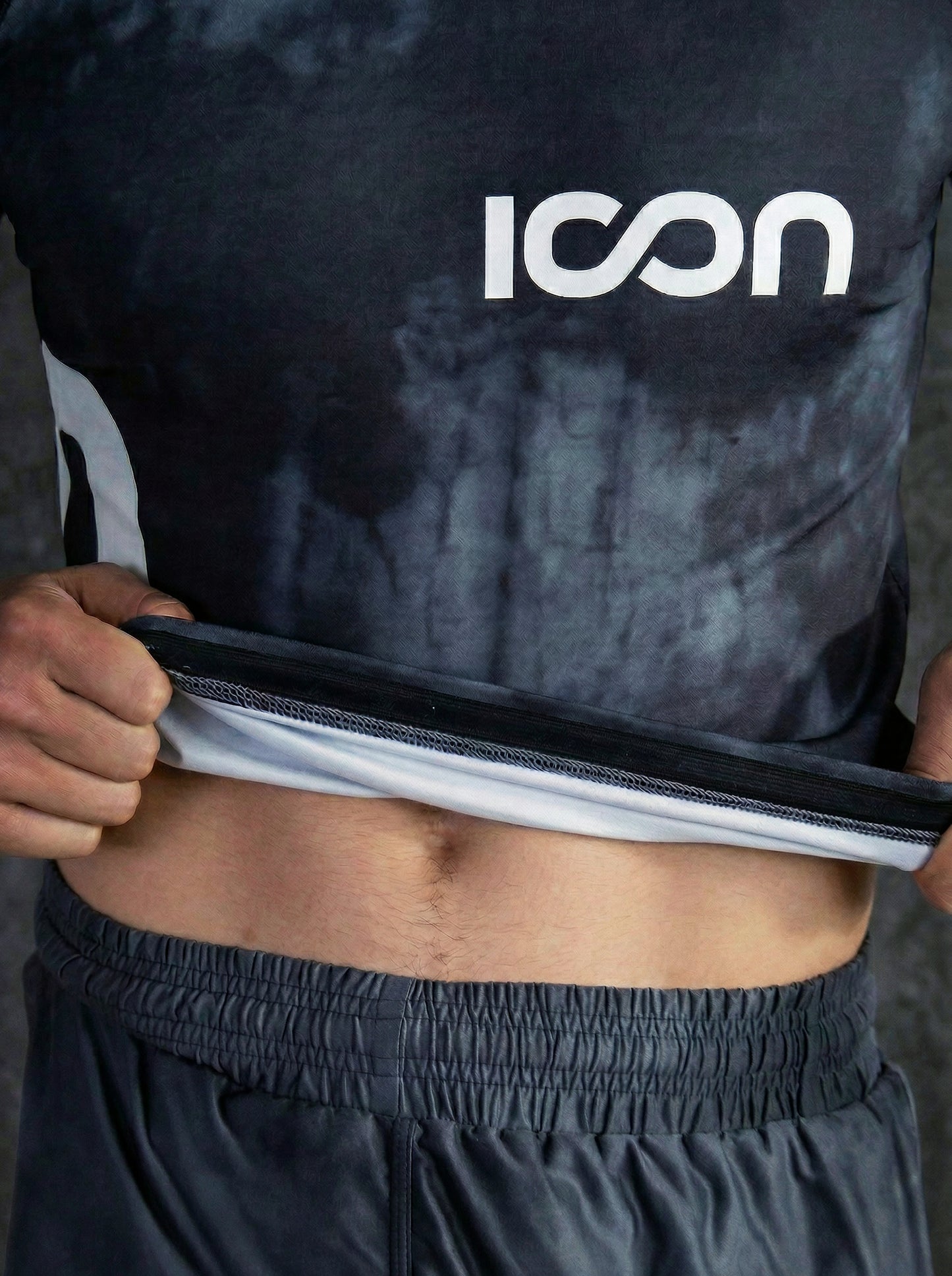 Adult Bamboo MMA/BJJ Rash Guard – Unisex | Black Smoke