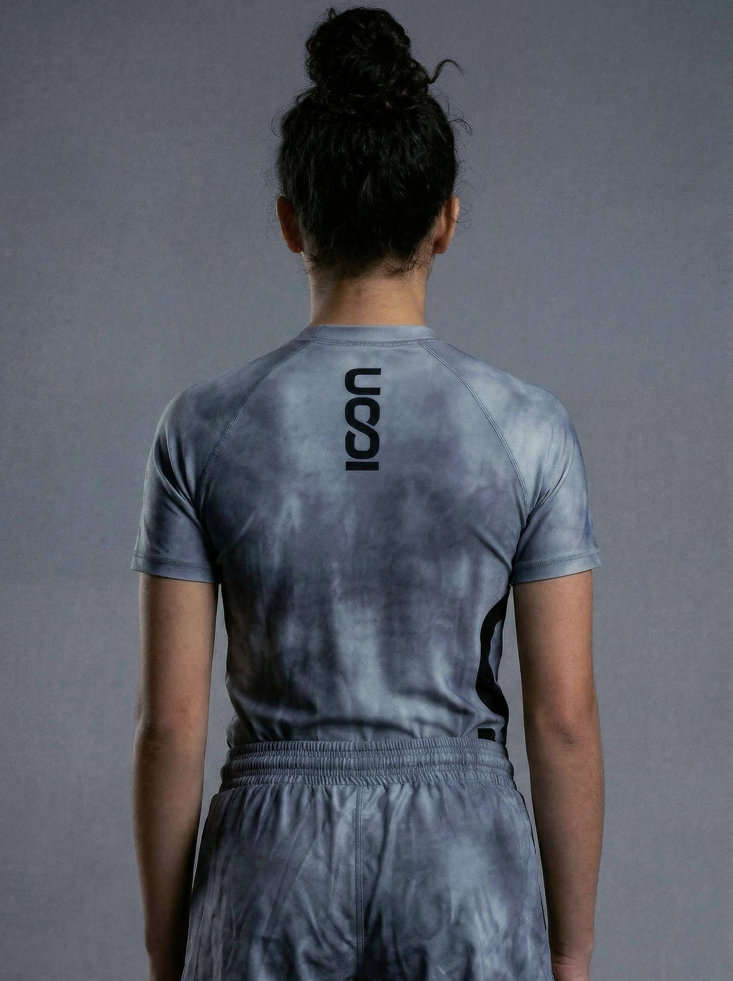 Kids Bamboo MMA/BJJ Rash Guard – Unisex | Grey Smoke