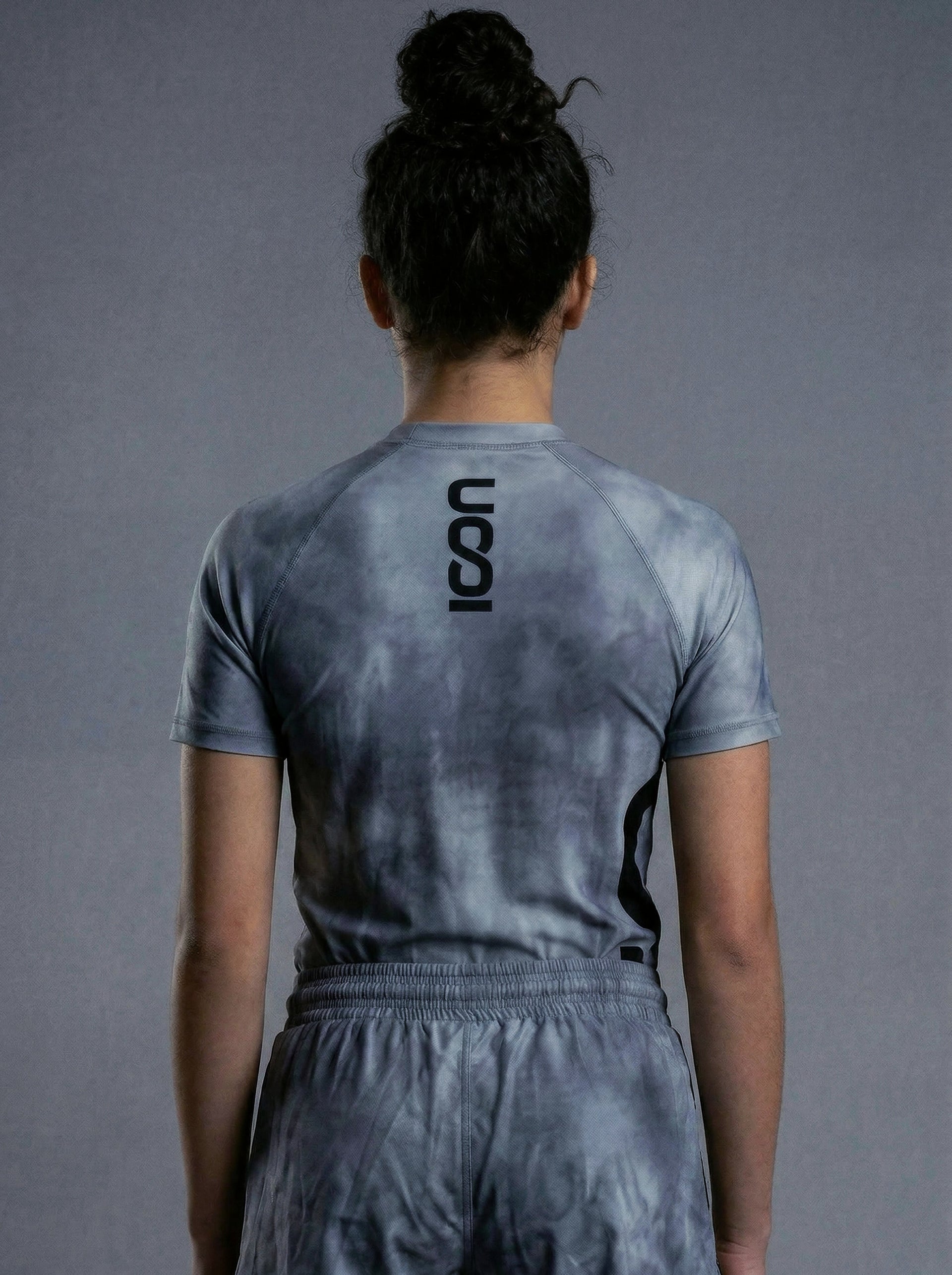 Kids Bamboo MMA/BJJ Rash Guard – Unisex | Grey Smoke