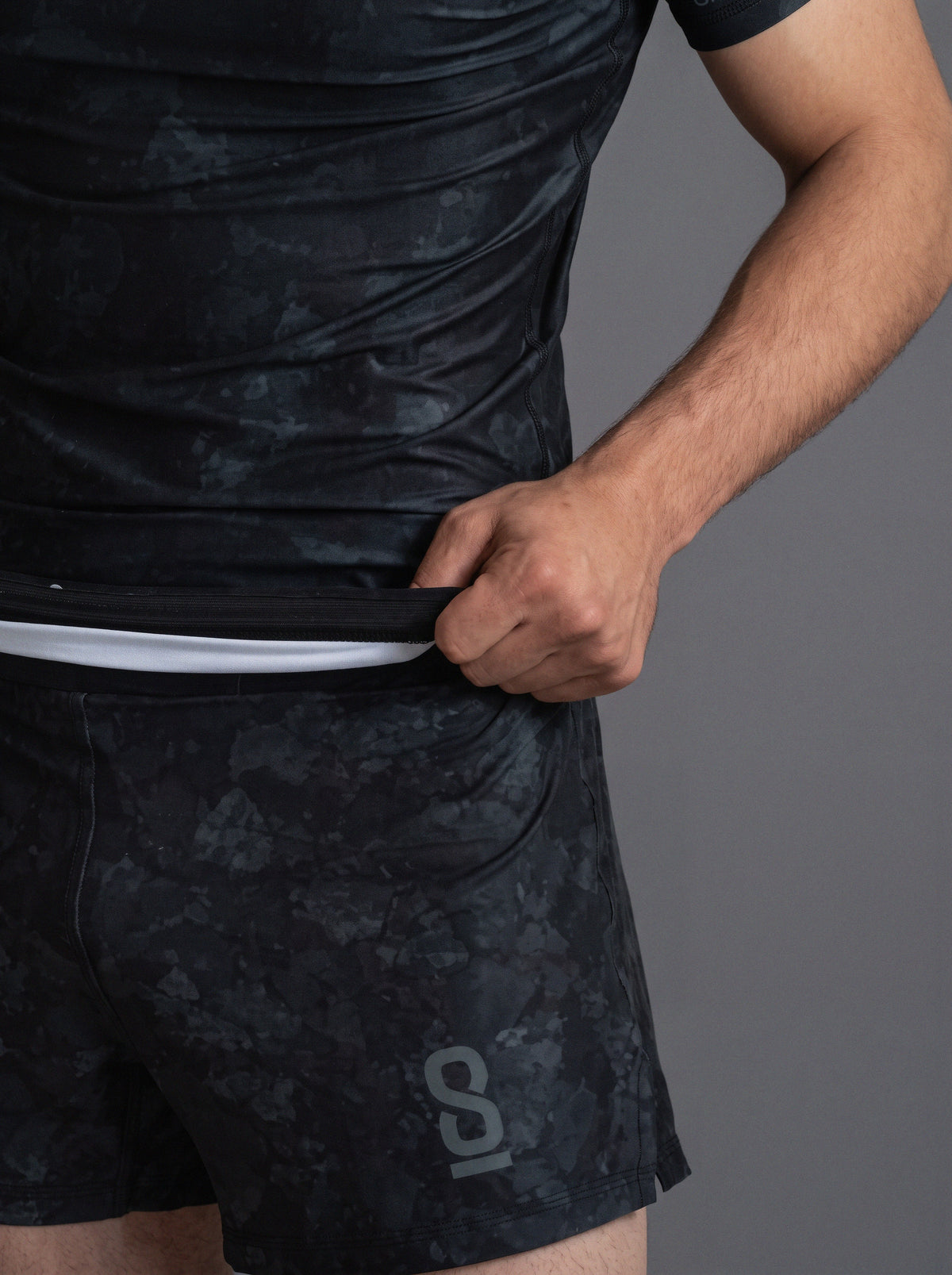 Adult Bamboo MMA/BJJ Rash Guard – Unisex | Obsidian