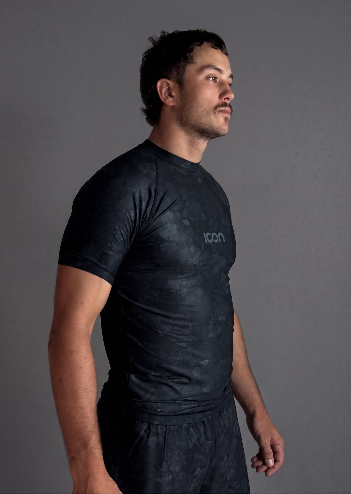 Adult Bamboo MMA/BJJ Rash Guard – Unisex | Obsidian